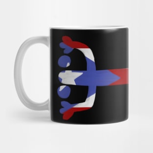 Puerto Rican Flag Frog Variant Mug